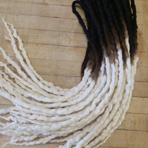 Double Ended Woll Dreadlock set of 50