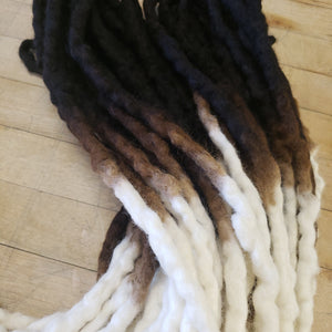 Double Ended Woll Dreadlock set of 50