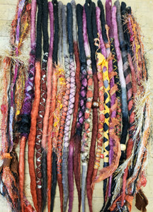 Single Ended Dreadlock set of 20 Ready to ship Dreadlock Extensions