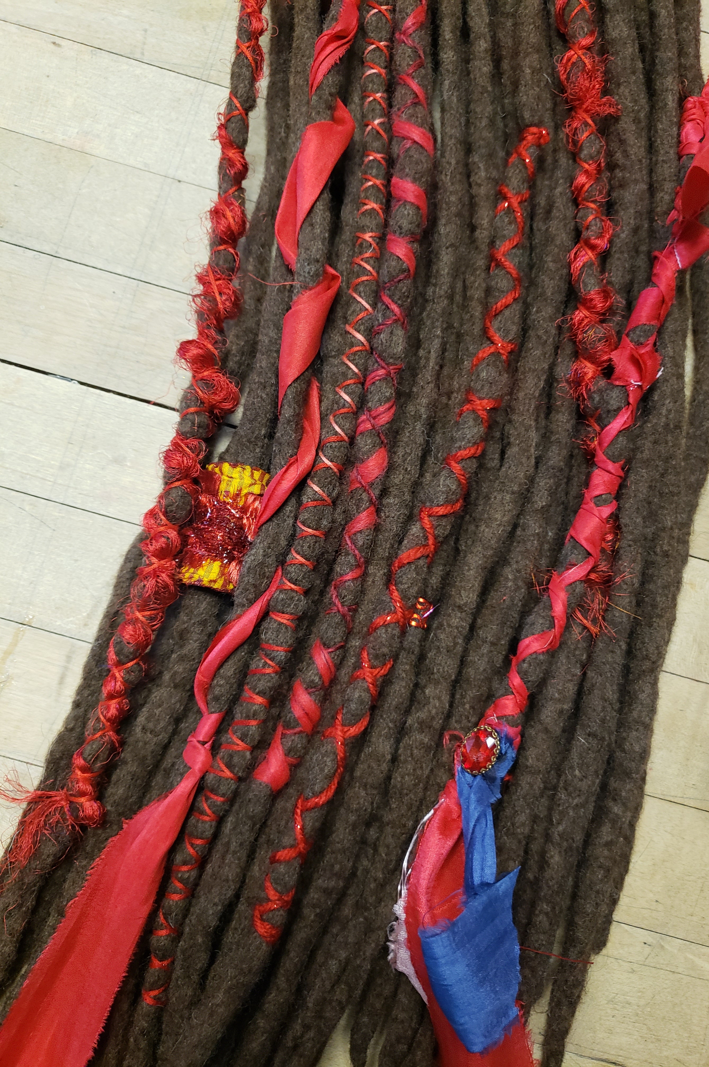 Double Ended Dreadlock set of 20 Dread Extensions